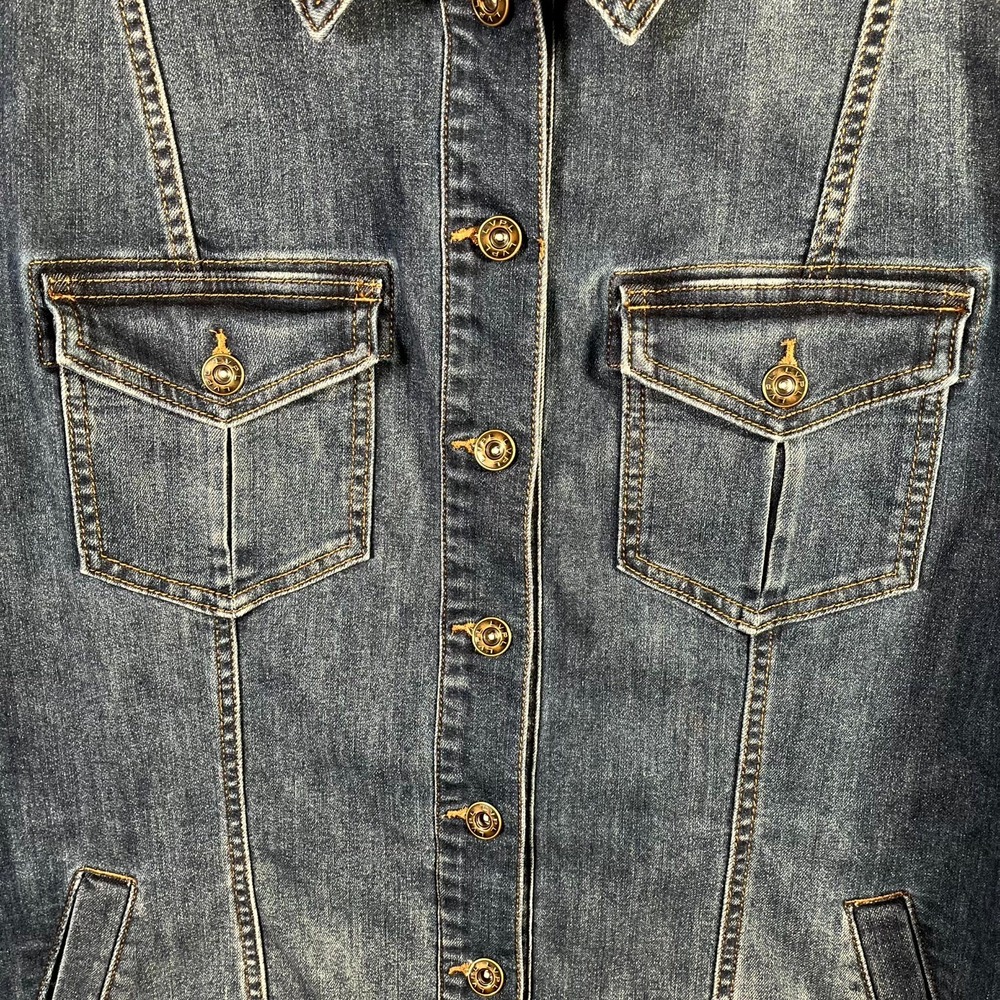 VPL Women's Dark Blue Denim Jacket - Picture 7 of 9